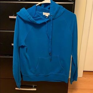 Blue hoodie